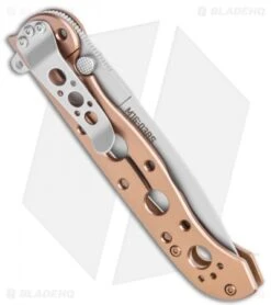 CRKT Carson M16-03BS Frame Lock Knife Bronze Stainless Steel (3.6" Satin) -Knife Discounts Store CRKT Carson M16 03BS FL SS Satin BHQ 119388 jr side