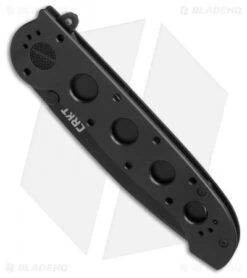 CRKT Carson M16-04KS Tanto Frame Lock Flipper Knife (3.87" Black) -Knife Discounts Store CRKT Carson M16 04KS Tanto black BHQ 76690 er spine