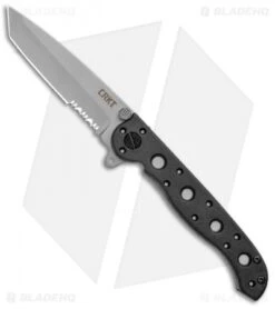 CRKT Carson M16-10Z Tanto Flipper Knife (3" Bead Blast Serr)