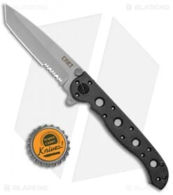 CRKT Carson M16-10Z Tanto Flipper Knife (3" Bead Blast Serr) -Knife Discounts Store CRKT Carson M16 10Z Tanto BB Serr M16 10Z BHQ 2709 jr bottlecap