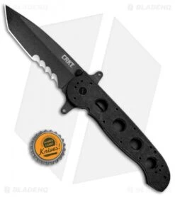 CRKT Carson M16-14SFG Special Forces Tanto Flipper Knife (3.875" Black Serr) -Knife Discounts Store CRKT Carson M16 14ZSF Tanto Special Forces Black Serr BHQ 3150 jr bottlecap