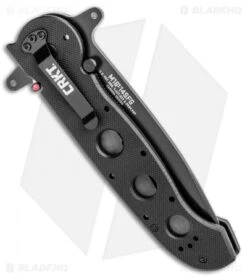 CRKT Carson M16-14SFG Special Forces Tanto Flipper Knife (3.875" Black Serr) -Knife Discounts Store CRKT Carson M16 14ZSF Tanto Special Forces Black Serr BHQ 3150 jr side