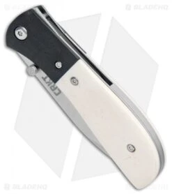 Knife Discounts Store -Knife Discounts Store CRKT Carson M4 02 White Bone SA Satin BHQ 7396 jr spine