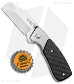 CRKT Compact Razel Liner Lock Knife Carbon Fiber (2.13" Satin) -Knife Discounts Store CRKT Compact Razel CF CR4020CF BHQ 93124 jr bottlecap