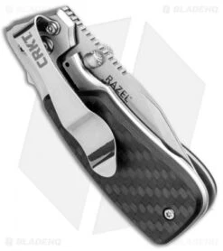 CRKT Compact Razel Liner Lock Knife Carbon Fiber (2.13" Satin) -Knife Discounts Store CRKT Compact Razel CF CR4020CF BHQ 93124 jr side