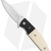 CRKT Curfew Spring Assisted Knife White Fiber/Black Aluminum (3.1" Satin)