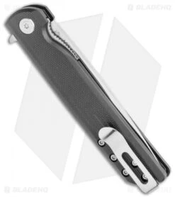 CRKT LCK + Spring Assisted Liner Lock Knife Black GRN (3.3" Satin) 3801 -Knife Discounts Store CRKT LCK SA LL Black GRN Satin BHQ 76853 jr side