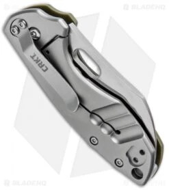 CRKT Pilar Frame Lock Knife OD Green G-10 (2.4" Satin D2) 5311D2D 7 CRKT Pilar Frame Lock Knife OD Green G-10 (2.4" Satin D2) 5311D2D -Knife Discounts Store CRKT Pilar FL OD Green G 10 Satin 5311D2D BHQ 93244 jr side