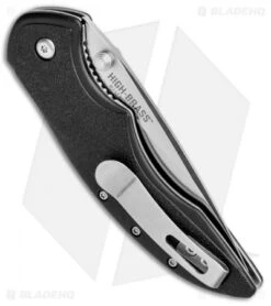 CRKT Ruger Knives High-Brass Spring Assisted Knife Black (3.19" Satin) R2601 6 CRKT Ruger Knives High-Brass Spring Assisted Knife Black (3.19" Satin) R2601 -Knife Discounts Store CRKT Ruger High Brass SA Black Satin R2601 BHQ 76850 jr side