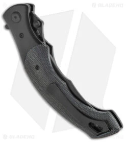 CRKT Ritual Spring Assisted Knife Black Micarta (4.37" Black 14C28N) 7471K -Knife Discounts Store CRKT SA Black Resin Infused Fiber Black BHQ 176877 jr side