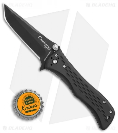 Camillus Blaze Tanto Spring Assisted Knife Black Zytel (2.8" Black) 717 4 Camillus Blaze Tanto Spring Assisted Knife Black Zytel (2.8" Black) 717 - Image 4