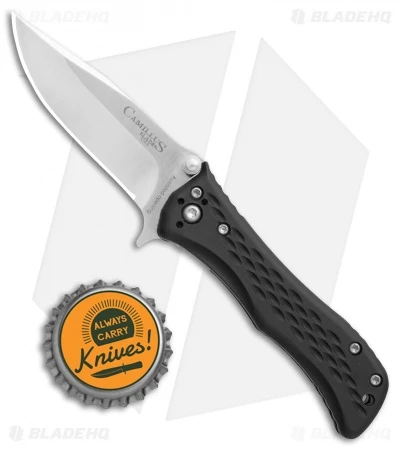 Camillus Blaze Spring Assisted Knife Black Zytel (2.5" Satin) 670 4 Camillus Blaze Spring Assisted Knife Black Zytel (2.5" Satin) 670 - Image 4