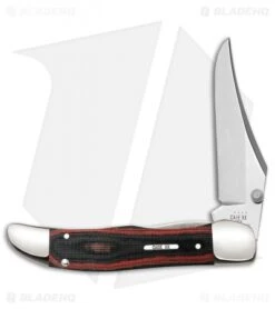 Case Knives Kickstart Assisted Opening Knife Black/Red Micarta (101265AC SS)