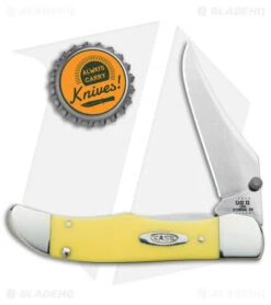 Case Kickstart Mid-Folding Hunter Assisted Knife Yellow (31265AC CV) 30117 -Knife Discounts Store Case Kickstart Mid Folding Hunter Assisted Yellow SW BHQ 122439 jr bottlecap