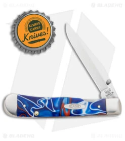 Case Kickstart TrapperLock Assisted Knife 4.1" Patriotic Kirinite (10154AC SS) -Knife Discounts Store Case Kickstart TrapperLock Assisted Patriotic Kirinite SS BHQ 122341 jr bottlecap