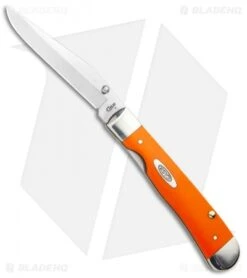 Case Kickstart TrapperLock Assisted Knife Synthetic Orange (4154AC SS)