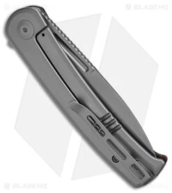 CIVIVI Cetos Frame Lock Knife Coarse Brown Micarta (3.48" BB) C21025B-1 -Knife Discounts Store Civivi Cetos FL Knife Coarse Brown Micarta 3in BB BHQ 145885 td side