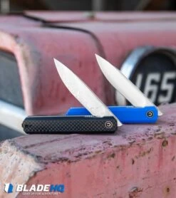 CIVIVI Exarch Liner Lock Knife Twill CF/ Black G-10 (3.22" Damascus) C2003DS-1 -Knife Discounts Store Civivi Exarch Liner Lock Knife Twill CF G 10 Damascus C2003DS 1 BHQ 110927 kp old red web