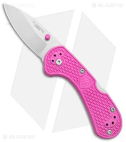 Condor Cadejo Drop Point Folding Knife Pink HIP (2.6" Satin)