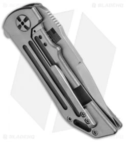 Darrel Ralph Designs DDR Dominator Level 1 Bowie Flipper Knife (3.75" Satin) -Knife Discounts Store Darrel Ralph DDR Dominator Lev 1 Bowie BHQ 67380 jr side