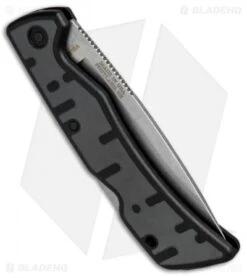 Gerber Commuter Lockback Knife Black/Gray GFN (3.1" Stonewash) 31-003136N -Knife Discounts Store Gerber Commuter LB Black Gray GFN 31 003136N BHQ 48940 jr side