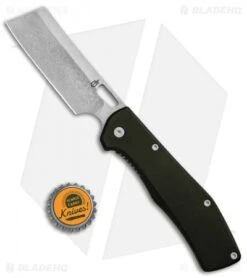 Gerber FlatIron Cleaver Frame Lock Knife Dark Gray Aluminum (3.5" Stonewash) -Knife Discounts Store Gerber FlatIron Cleaver FL Black Aluminum SW 30 001494 BHQ 81134 jr bottlecap