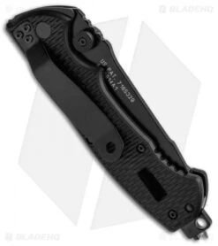 Gerber Hinderer CLS Combat Life Saver Knife (3.5" Black Serr) 1870 -Knife Discounts Store Gerber Hinderer CLS Combat Life Saver 22 01870 BHQ 7692 jr side