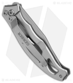 Gerber Mini Paraframe Frame Lock Knife Gray Stainless Steel (2.25" Satin) G48484 -Knife Discounts Store Gerber Mini Paraframe FLK Gray Stainless Steel 2in Satin BHQ 53970 td side
