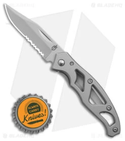 Gerber Mini Paraframe Frame Lock Knife Gray Stainless Steel (2.25" Satin) G48484 -Knife Discounts Store Gerber Mini Paraframe FLK Gray Stainless Steel 2in Satin BHQ 53970 td size