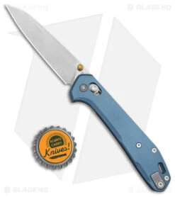 Gerber Savvy Pivot Lock Knife Urban Blue Aluminum (3.5" SW 20CV) 30-001845 -Knife Discounts Store Gerber Savvy Folding Urban Blue Aluminum SW BHQ 143218 jr bottlecap