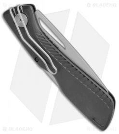 Gerber Shark Belly Lock Back Knife Gray GFN (3.2" Satin Serr) 31-003216 -Knife Discounts Store Gerber SharkBelly LB Gray GFN Serr 30 003216 BHQ 67410 jr side