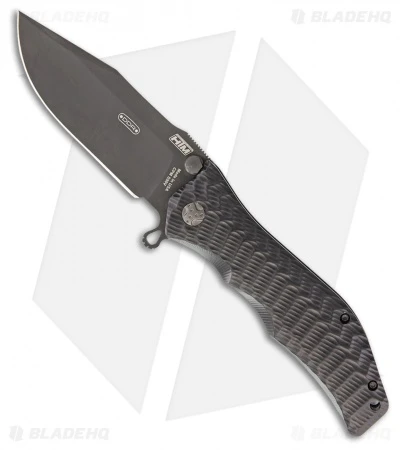 HTM Darrel Ralph Large Gun Hammer Bowie Spring Assisted Knife Black (3.8" Black) 1 HTM Darrel Ralph Large Gun Hammer Bowie Spring Assisted Knife Black (3.8" Black)