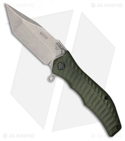 HTM Darrel Ralph Gun Hammer Tanto Spring Assisted Knife OD Green (3.5" SW) 1 HTM Darrel Ralph Gun Hammer Tanto Spring Assisted Knife OD Green (3.5" SW)