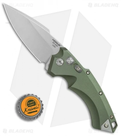Hogue Knives EX-A05 Spear Point Automatic Knife OD Green (3.5" Stonewash) 34531 4 Hogue Knives EX-A05 Spear Point Automatic Knife OD Green (3.5" Stonewash) 34531 - Image 4