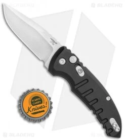 Hogue Knives A01 Microswitch Automatic Knife Black (2.6" Stonewash) 24110 -Knife Discounts Store Hogue Knives A01 Microswitch Auto Black SW 24110 BHQ 78158 jr bottlecap