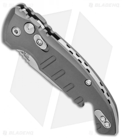 Hogue Knives CA Legal A01 Microswitch Wharncliffe Automatic Knife Gray (1.8" SW) 2 Hogue Knives CA Legal A01 Microswitch Wharncliffe Automatic Knife Gray (1.8" SW) - Image 2