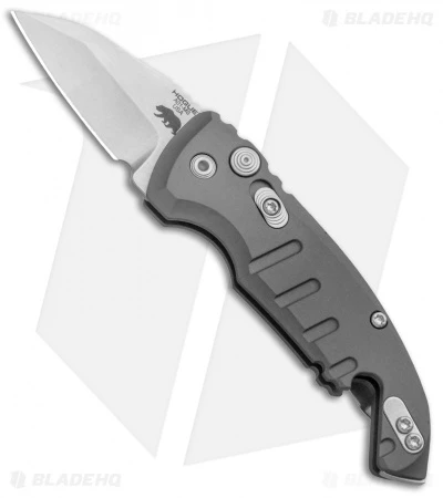 Hogue Knives CA Legal A01 Microswitch Wharncliffe Automatic Knife Gray (1.8" SW) 1 Hogue Knives CA Legal A01 Microswitch Wharncliffe Automatic Knife Gray (1.8" SW)