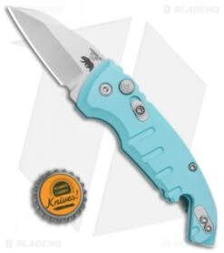 Hogue Knives CA Legal A01 Microswitch Wharncliffe Automatic Knife Aqua (1.8" SW) -Knife Discounts Store Hogue Knives CA Legal A01 Microswitch Wharncliffe Automatic Knife Aqua SW BHQ 81359 kp bottle cap