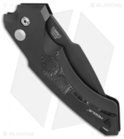 Hogue Knives EX-A05 Spear Point Automatic Knife Black G-Mascus (4" Black) -Knife Discounts Store Hogue Knives EX A05 Spear Point Auto Black G Mascus black BHQ 83168 er side 1