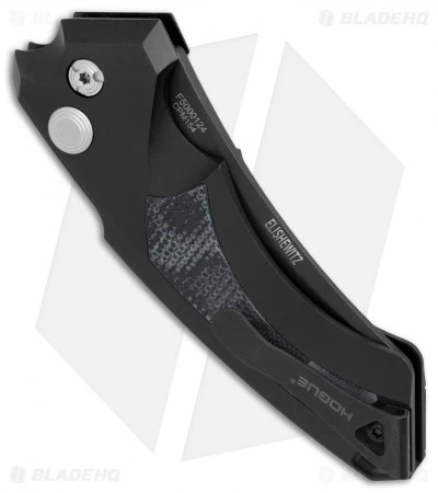 Hogue Knives EX-A05 Wharncliffe Automatic Knife Black G-Mascus (3.5" Black) 2 Hogue Knives EX-A05 Wharncliffe Automatic Knife Black G-Mascus (3.5" Black) - Image 2