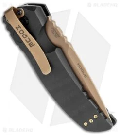 Hogue Sig Sauer EX-A01 Automatic Knife Black G-10 (3.5" FDE) 36130 -Knife Discounts Store Hogue Sig Sauer EX A01 Auto black G 10 FDE BHQ 84594 jr side