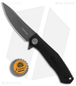 Kershaw Concierge Liner Lock Knife Black G-10 (3.25" Gray) 4020 -Knife Discounts Store Kershaw Convierge Black G10 gray BHQ 80580 er bottlecap