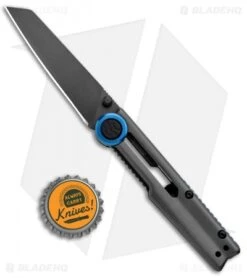 Kershaw Decibel Frame Lock Knife Gray Stainless Steel (3" Gray Ti) 2045 -Knife Discounts Store Kershaw Decibel FL Gray SS Gray Ti 2045 BHQ 94085 jr bottlecap