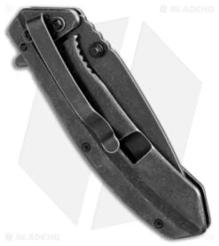 Kershaw Filter Frame Lock Knife Black (3.25" BlackWash) -Knife Discounts Store Kershaw Filter FL SS BlackWash BHQ 27380 jr side