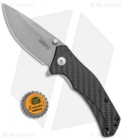 Kershaw Knockout Assisted Opening Knife Carbon Fiber (3.25" SW M390) 1870CFM390 8 Kershaw Knockout Assisted Opening Knife Carbon Fiber (3.25" SW M390) 1870CFM390 -Knife Discounts Store Kershaw Knockout Assisted Opening CF SW 1870CFM390 BHQ 109087 jr bottlecap
