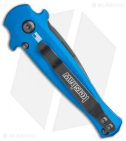 Kershaw Launch 12 CA Legal Mini Stiletto Automatic Knife Blue (1.9" Black) -Knife Discounts Store Kershaw Launch 12 Mini Stiletto Automatic Knife Blue 2.5 Black 7130BLUBLK BHQ 117930 LS Side