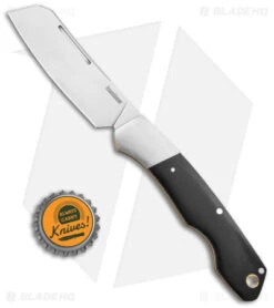 Kershaw Parley Cleaver Slip Joint Knife Black Polished Micarta (3.1" Satin) 4384 -Knife Discounts Store Kershaw Parley Cleaver Slip Joint Black Polished Micarta 3in Satin BHQ 139784 td size