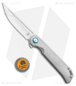 Kizer Begleiter Frame Lock Flipper Knife Titanium (3.5" Satin) Ki4458T2 -Knife Discounts Store Kizer Begleiter Frame Lock Flipper Knife Titanium Drop Point Ki4458T2 BHQ 94098 kp bottle cap