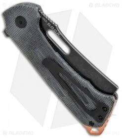 Kizer D.O.C.K. Quatch Cleaver Liner Lock Knife Black Micarta (2.9" Black SW) -Knife Discounts Store Kizer D.O.C.K. Quatch Cleaver LL Green Micarta Black SW V3574N1 BHQ 121136 jr side