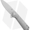 Kizer Envoy Frame Lock Knife Titanium (3" Stonewash) Ki3493